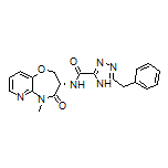 (S)-5-Benzyl-N-(5-methyl-4-oxo-2,3,4,5-tetrahydropyrido[3,2-b][1,4]oxazepin-3-yl)-4H-1,2,4-triazole-3-carboxamide