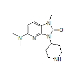 5-(Dimethylamino)-1-methyl-3-(4-piperidyl)-1H-imidazo[4,5-b]pyridin-2(3H)-one