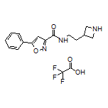 N-[2-(Azetidin-3-yl)ethyl]-5-phenylisoxazole-3-carboxamide Trifluoroacetate