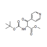 Methyl 2-(Boc-amino)-3-oxo-3-(4-pyridyl)propanoate