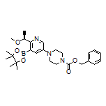 (S)-5-(4-Cbz-1-piperazinyl)-2-(1-methoxyethyl)pyridine-3-boronic Acid Pinacol Ester