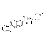 (R)-2-Methyl-N-[2-methyl-4-[N-[1-(1-methyl-4-piperidyl)ethyl]sulfamoyl]phenyl]benzamide