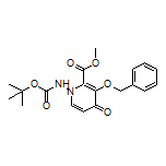 Methyl 3-(Benzyloxy)-1-(Boc-amino)-4-oxo-1,4-dihydropyridine-2-carboxylate