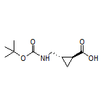 (1S,2S)-2-[(Boc-amino)methyl]cyclopropanecarboxylic Acid