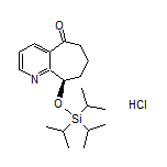 (R)-9-[(Triisopropylsilyl)oxy]-6,7,8,9-tetrahydro-5H-cyclohepta[b]pyridin-5-one Hydrochloride