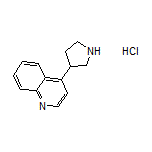 4-(3-Pyrrolidinyl)quinoline Hydrochloride