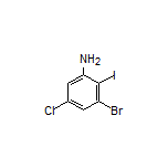 3-Bromo-5-chloro-2-iodoaniline