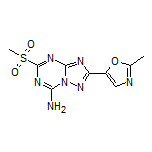 2-(2-Methyloxazol-5-yl)-5-(methylsulfonyl)-[1,2,4]triazolo[1,5-a][1,3,5]triazin-7-amine