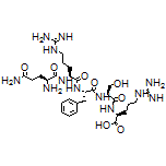 (2S,5S,8S,11S,14S)-14,17-Diamino-8-benzyl-2,11-bis(3-guanidinopropyl)-5-(hydroxymethyl)-4,7,10,13,17-pentaoxo-3,6,9,12-tetraazaheptadecan-1-oic Acid