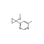 4-(1-Methoxycyclopropyl)-6-methylpyrimidine