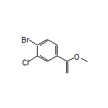 1-Bromo-2-chloro-4-(1-methoxyvinyl)benzene