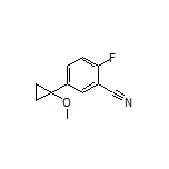 2-Fluoro-5-(1-methoxycyclopropyl)benzonitrile