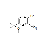 2-Bromo-5-(1-methoxycyclopropyl)benzonitrile