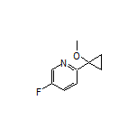 5-Fluoro-2-(1-methoxycyclopropyl)pyridine