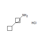 3-Cyclobutylbicyclo[1.1.1]pentan-1-amine Hydrochloride