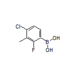 4-Chloro-2-fluoro-3-methylphenylboronic Acid