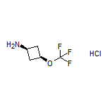 cis-3-(Trifluoromethoxy)cyclobutanamine Hydrochloride