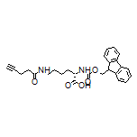 (S)-2-(Fmoc-amino)-6-(pent-4-ynamido)hexanoic Acid