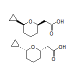 2-(cis-6-Cyclopropyltetrahydro-2H-pyran-2-yl)acetic Acid