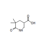 5,5-Dimethyl-6-oxopiperidine-3-carboxylic Acid