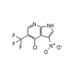 4-Chloro-3-nitro-5-(trifluoromethyl)-7-azaindole