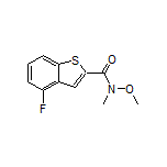 4-Fluoro-N-methoxy-N-methylbenzothiophene-2-carboxamide