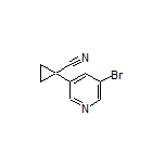 1-(5-Bromo-3-pyridyl)cyclopropanecarbonitrile
