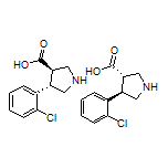 trans-4-(2-Chlorophenyl)pyrrolidine-3-carboxylic Acid