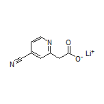 Lithium 2-(4-Cyano-2-pyridyl)acetate