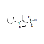 1-Cyclopentyl-5-methyl-1H-pyrazole-4-sulfonyl Chloride