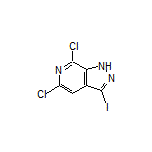 5,7-Dichloro-3-iodo-1H-pyrazolo[3,4-c]pyridine