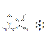 4-(6-Cyano-2-methyl-7-oxo-4,8-dioxa-2,5-diazadec-5-en-3-ylidene)morpholin-4-ium Hexafluorophosphate(V)