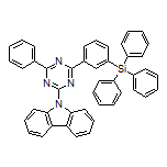 9-[4-Phenyl-6-[3-(triphenylsilyl)phenyl]-1,3,5-triazin-2-yl]-9H-carbazole