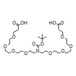 16-Boc-4,7,10,13,19,22,25,28-octaoxa-16-azahentriacontane-1,31-dioic Acid