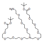 N-(Amino-PEG3)-N-bis(PEG4-tert-butyl Ester)