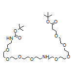 N-(Boc-PEG4)-NH-PEG4-tert-butyl Ester