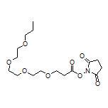 2,5-Dioxopyrrolidin-1-yl 4,7,10,13-Tetraoxahexadecan-1-oate