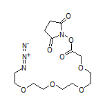 2,5-Dioxopyrrolidin-1-yl 14-Azido-3,6,9,12-tetraoxatetradecan-1-oate