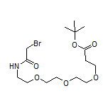 tert-Butyl 1-Bromo-2-oxo-6,9,12-trioxa-3-azapentadecan-15-oate