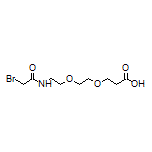 3-[2-[2-(2-Bromoacetamido)ethoxy]ethoxy]propanoic Acid