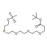 tert-Butyl 1-(Methylsulfonyloxy)-3,6,9,12-tetraoxapentadecan-15-oate