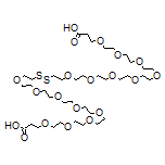 4,7,10,13,16,19,22,25,32,35,38,41,44,47,50,53-Hexadecaoxa-28,29-dithiahexapentacontane-1,56-dioic Acid