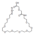 32-Azido-5-oxo-3,9,12,15,18,21,24,27,30-nonaoxa-6-azadotriacontan-1-oic Acid