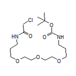 N-[3-[2-[2-[3-(Boc-amino)propoxy]ethoxy]ethoxy]propyl]-2-chloroacetamide