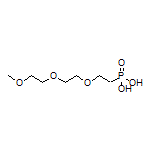 [2-[2-(2-Methoxyethoxy)ethoxy]ethyl]phosphonic Acid