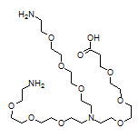 1-Amino-12-[2-[2-[2-(2-Aminoethoxy)ethoxy]ethoxy]ethyl]-3,6,9,15,18,21-hexaoxa-12-azatetracosan-24-oic Acid