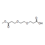 3-[2-(3-Methoxy-3-oxopropoxy)ethoxy]propanoic Acid