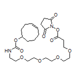 2,5-Dioxopyrrolidin-1-yl 1-(Cyclooct-4-en-1-yloxy)-1-oxo-5,8,11,14-tetraoxa-2-azaheptadecan-17-oate