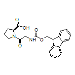 (S)-1-[2-(Fmoc-amino)acetyl]pyrrolidine-2-carboxylic Acid