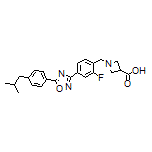 1-[2-Fluoro-4-[5-(4-isobutylphenyl)-1,2,4-oxadiazol-3-yl]benzyl]azetidine-3-carboxylic Acid